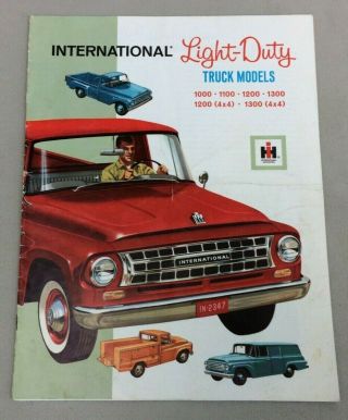 International Light Duty Truck Models Sales Brochure 1000 1100 1200 1300 4 X 4