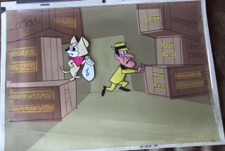 Bozo The Clown Animation Cel Hand Painted Background 809 Larry Harmon