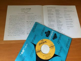 7 INCH SINGLE THE ROLLING STONES GET OFF MY CLOUD JAPAN 2