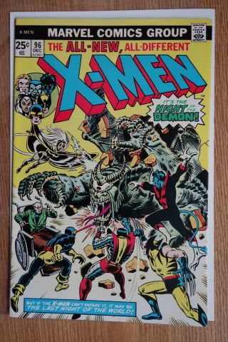 Marvel Comics Group The X - Men 96 " Night Of The Demon " First N 