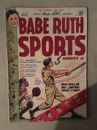 Babe Ruth Sports Comics 3