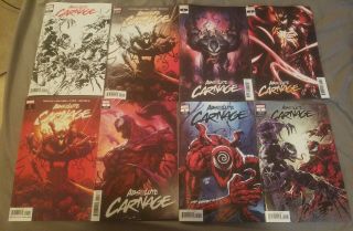 Absolute Carnage 1 11 Cover Bundle Sketch,  Granov,  Dell 