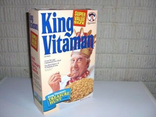 Vintage 1997 King Vitaman Huge Value Size Cereal Box
