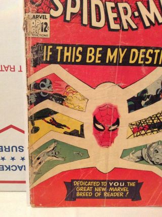 The Spider - Man 31 (Dec 1965,  Marvel) 1.  0/1.  5 First Gwen Stacey 4