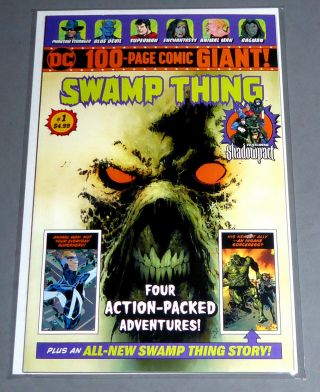 SWAMP THING 1,  2,  & Halloween,  3 Walmart 100 Pages Comics,  1st App Char Man 2