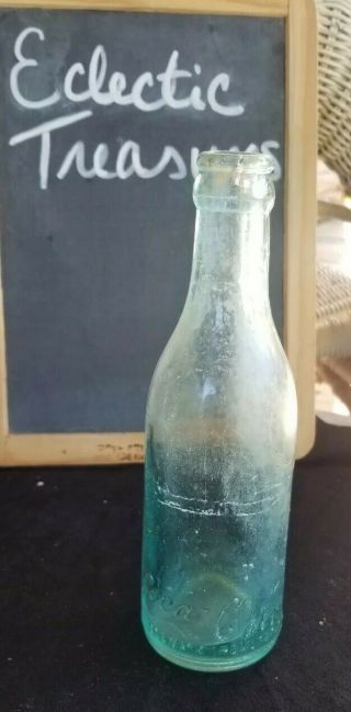 Oklahoma City,  Ok Coca Cola Vintage Bottle Heel Script Straight Side