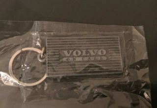 Volvo On Call Vintage Keychain Mail Drop Auto Motor Plan Registration Number