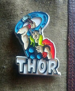 Vintage Classic Marvel Comics " Thor " Fridge Plastic Magnet