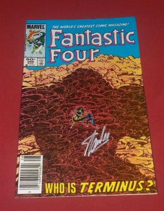 Fantastic Four 269 Vf 8.  0 Signed Stan Lee 1st Appearance Of Terminus Key L@@k