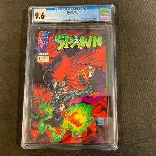 Vintage Comic Book Spawn 1 1st Appearance Cgc 9.  6