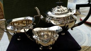 Art Nouveau Silver Plated Teaset