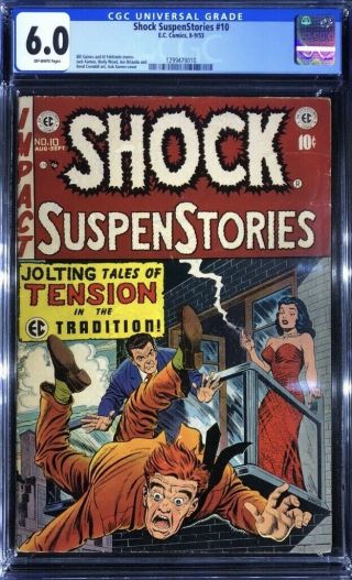 Shock Suspenstories 10 - Ec Comics - Cgc Graded