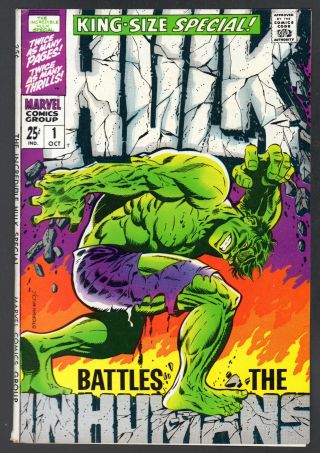 9.  2 King Size Special Hulk 1 Front & Back Covers