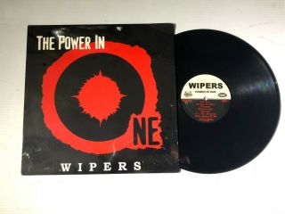 Wipers The Power In One Lp Zeno Rec.  Dam - 075 Us 1999 Vg,  In Shrink 03a