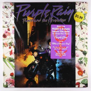 Prince & The Revolution - Purple Rain Ost Lp - Warner Bros.  Shrink Poster