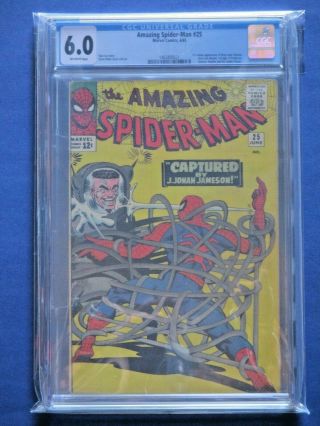 Spider - Man 25 - Cgc 6.  0 - 1st Appearance (cameo) Of Mary Jane Watson