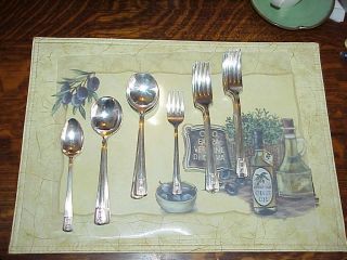 20 Wm Roger Silver Plate Dinner Forks Soup Spoons Vintage Rose Flowers Flatware 2