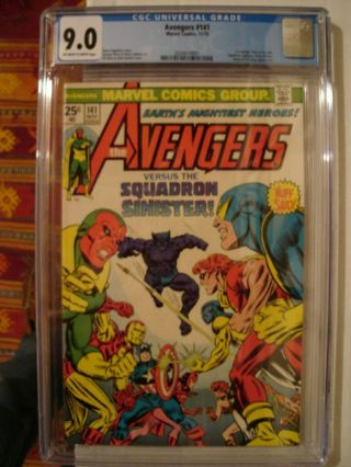 Avengers 141 Cgc 9.  0 First George Perez Avengers Squadron Supreme Patsy Walker