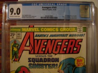 Avengers 141 CGC 9.  0 First George Perez Avengers Squadron Supreme Patsy Walker 2