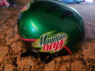 Mountain Dew Bike Bicycle Bell Helmet In Good Shape Good Advertising Piece