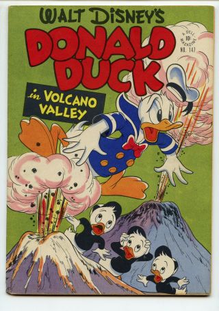 Jerry Weist Estate: Four Color Comics 147 Donald Duck Volcano Valley 1947 Fn/vf