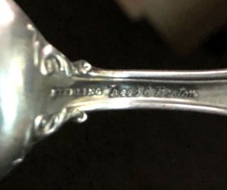 Two piece reed Barton sterling silver set fork spoon kids 3