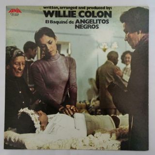 Willie Colon Angelitos Negros Latin Salsa Fania Promo Japan Lp Vg,