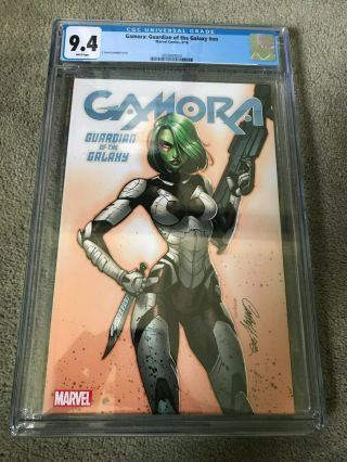 2016 Gamora Guardian Of The Galaxy J Scott Campbell Cover Cgc 9.  4 Tpb Rare Book
