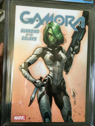 2016 GAMORA Guardian of the Galaxy J SCOTT CAMPBELL Cover CGC 9.  4 TPB Rare Book 3