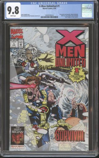 X - Men Unlimited 1 Cgc 9.  8 Marvel Comics
