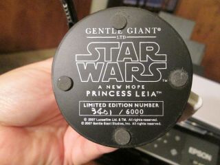 Princess Leia Gentle Giant Mini Bust Star Wars A Hope 7