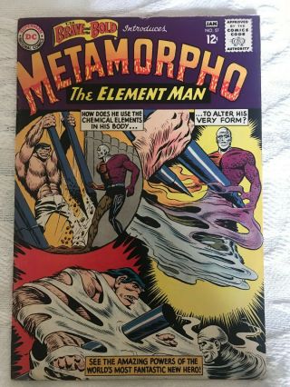 1964 Brave And The Bold 57 1st Metamorpho F -