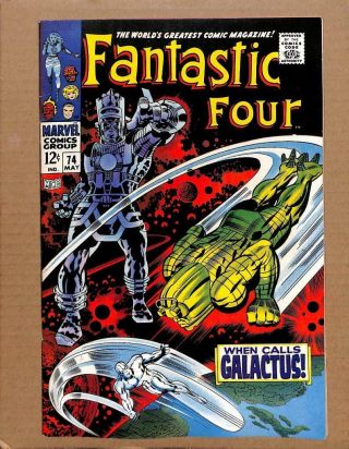 Fantastic Four 74 - - Silver Surfer Galactus Marvel Comics