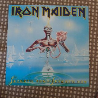 Very Rare Iron Maiden ‎– Seventh Son Of A Seventh Son 1988 Press Nm