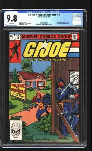G.  I.  Joe,  A Real American Hero 10 Cgc 9.  8 Nm/mint 1st Billy Dr Venom Snake - Eyes