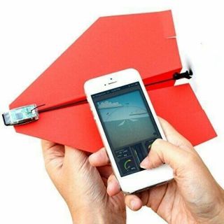 Powerup 3.  0 Smartphone App Remote Controlled Paper Airplane Kit R.  C Plane Toy Ga