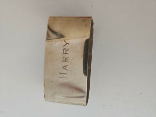 Napkin Ring Engraved Harry