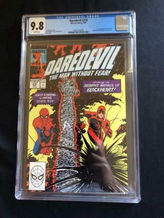Daredevil 270 Cgc 9.  8 White Pages - 1st Appearance Of Blackheart