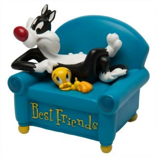 Looney Tunes Best Friends Sylverstor And Tweetie Music Box Item No 13967