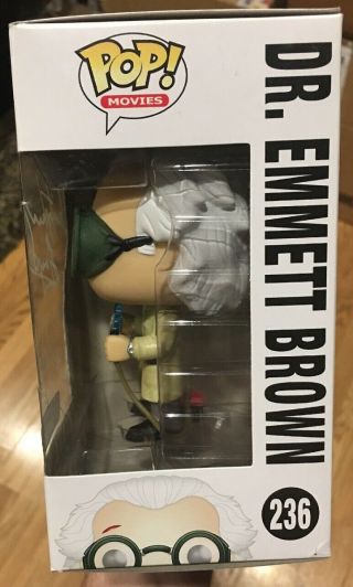 Funko Pop Back To The Future Dr.  Emmett Brown Signed Christopher Floyd 2