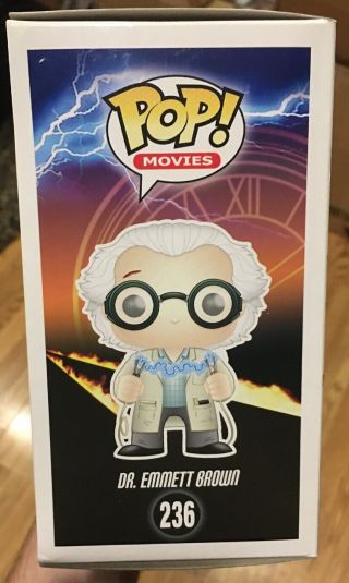 Funko Pop Back To The Future Dr.  Emmett Brown Signed Christopher Floyd 4