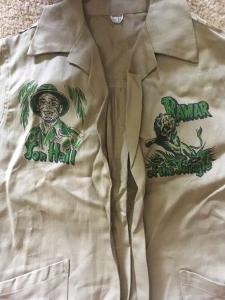 Vintage Ramar Of The Jungle Childs Outfit Size 12.  Hat,  Shirt & Shorts.  RARE 2