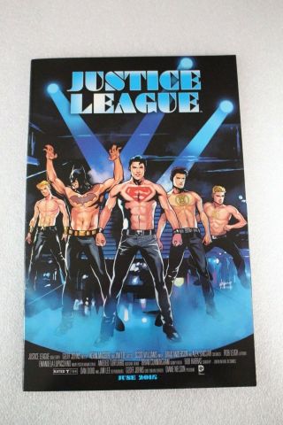 Justice League 40 52 Emanuella Lupacchino Magic Mike Movie Variant Cover