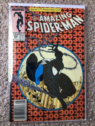 The Spider - Man 300 (may 1988,  Marvel) First Venom