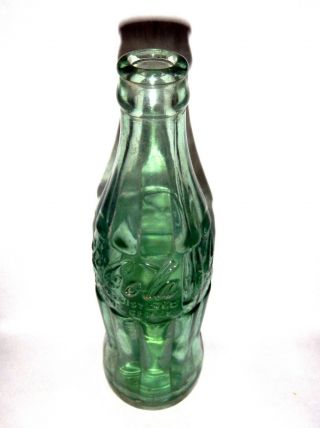 Vintage 6 Oz Hobble - Skirt Coca Cola Bottle - Terre Haute Indiana Ind.  7.  5 In Tall