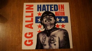 Gg Allin - Hated In The Nation Vinyl Lp Record