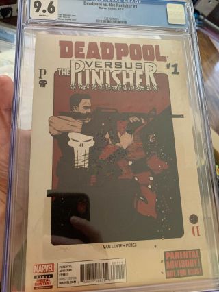 Deadpool Vs Punisher 1 Rare Cgc 9.  6