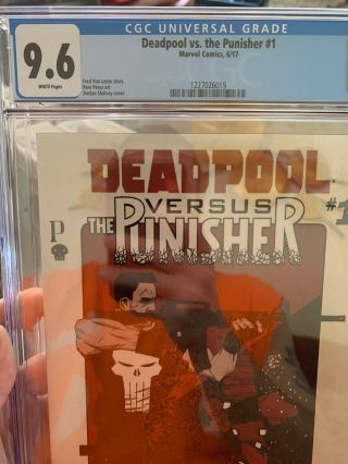 Deadpool VS Punisher 1 RARE CGC 9.  6 3