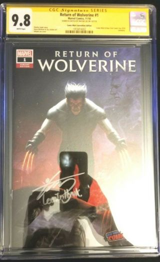 Return Of Wolverine 1 Inhyuk Lee Variant Signed Remark Sketch 9.  8 Cgc Ss Nycc