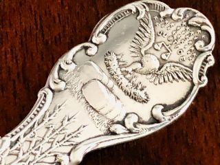 - Shephard Mfg Co Sterling Silver Souvenir Demitasse Spoon Orleans Pelican